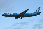 Photo of Zoom Airlines Boeing 767-306ER C-GZNA (cn 27957/587) at London Stansted Airport (STN) on 26th August 2005