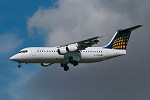 Photo of Lufthansa Regional (opb Eurowings) British Aerospace BAe 146-300 G-UKSC (cn E3125 ) at London Stansted Airport (STN) on 26th August 2005