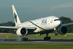 Photo of Pakistan International Airways Boeing 777-240ER AP-BGL (cn 33777/473) at Manchester Ringway Airport (MAN) on 16th September 2005