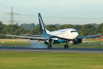 Photo of Maersk Air Boeing 737-73S OY-MLZ (cn 29077/104) at Manchester Ringway Airport (MAN) on 16th September 2005