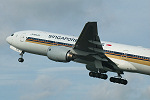 Photo of Singapore Airlines Boeing 777-212ER 9V-SVE (cn 30870/374) at Manchester Ringway Airport (MAN) on 19th September 2005