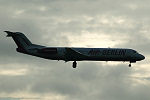 Photo of Air Berlin (opb Germania) Fokker 100 D-AGPE (cn 11300) at London Stansted Airport (STN) on 22nd October 2005