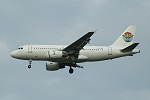 Photo of Lotus Air (opf Helios Airways) Airbus A319-111 SU-LBF (cn 629) at London Stansted Airport (STN) on 22nd October 2005