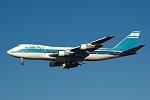 Photo of El Al Israel Airlines Boeing 747-258B 4X-AXH (cn 22254/418) at London Stansted Airport (STN) on 27th October 2005