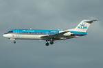 Photo of KLM Cityhopper Fokker 70 PH-KZB (cn 11562) at Manchester Ringway Airport (MAN) on 20th January 2006