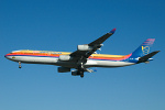 Photo of Air Jamaica Airbus A340-313X 6Y-JMP (cn 257) at London Heathrow Airport (LHR) on 9th February 2006