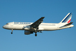 Photo of Air France Airbus A320-111 F-GFKE (cn 019) at London Heathrow Airport (LHR) on 9th February 2006