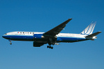 Photo of United Airlines Boeing 777-222 N769UA (cn 26921/012) at London Heathrow Airport (LHR) on 9th February 2006