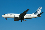 Photo of Tarom Boeing 737-78J YR-BGF (cn 28440/795) at London Heathrow Airport (LHR) on 9th February 2006