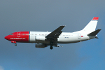 Photo of Norwegian Air Shuttle Boeing 737-3L9 LN-KKU (cn 27337/2594) at London Stansted Airport (STN) on 28th March 2006