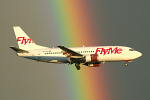 Photo of FlyMe Boeing 737-33A SE-RCR (cn 24026/1595) at London Stansted Airport (STN) on 2nd April 2006