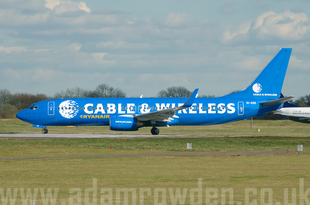 Photo of Ryanair Boeing 737-8AS(W) EI-CSC (cn 29918/307) at London Stansted Airport (STN) on 5th April 2006