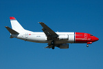 Photo of Norwegian Air Shuttle Boeing 737-3Y5 LN-KKV (cn 25613/2445) at London Stansted Airport (STN) on 5th April 2006