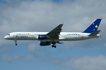 Photo of Astraeus Boeing 757-23A G-OJIB (cn 24292/219) at London Gatwick Airport (LGW) on 1st May 2006