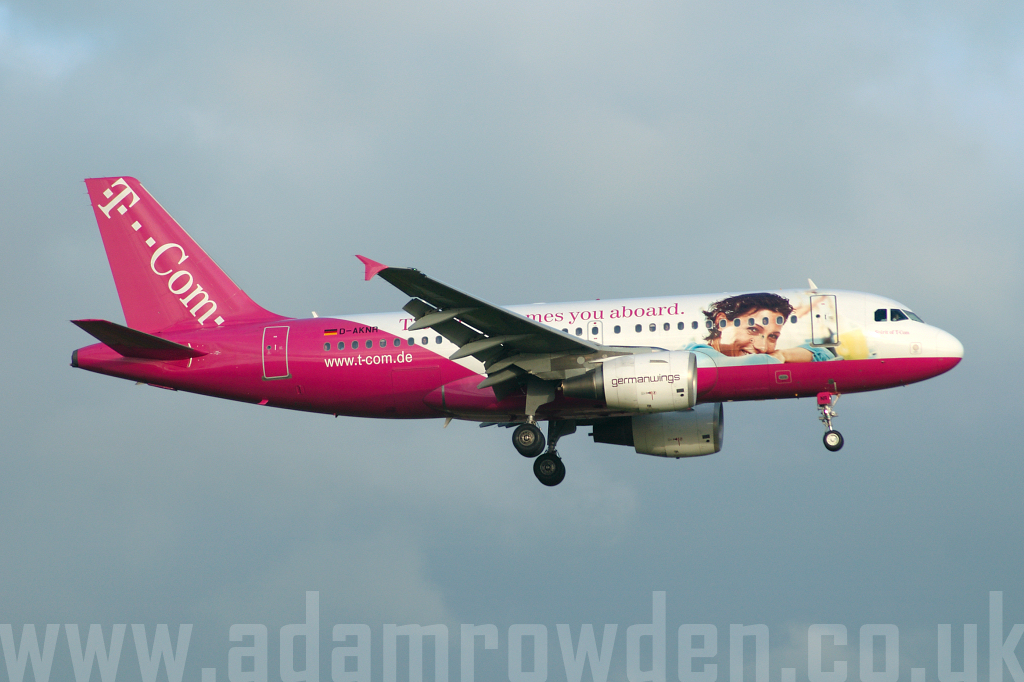Photo of Germanwings Airbus A319-112 D-AKNR (cn 1209) at London Stansted Airport (STN) on 21st May 2006