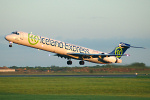 Photo of Iceland Express (opb Hello) McDonnell Douglas MD-90-30 HB-JID (cn 53460/2142) at London Stansted Airport (STN) on 29th May 2006