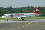 Photo of LTU Airbus A320-214 D-ALTD (cn 1493) at Dusseldorf International Airport (DUS) on 6th September 2006