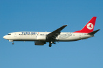 Photo of Turkish Airlines Boeing 737-8F2 TC-JGM (cn 34411/1944) at London Stansted Airport (STN) on 4th January 2007