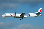 Photo of Eastern Airways SAAB 2000 G-CDEB (cn 036) at Newcastle Woolsington Airport (NCL) on 8th March 2007