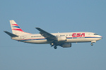 Photo of Czech Airlines Boeing 737-45S OK-FGR (cn 28477/3131) at London Stansted Airport (STN) on 27th March 2007