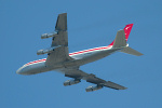 Photo of Qantas (John Travolta) Boeing 707-138B N707JT (cn 18740/388) at London Stansted Airport (STN) on 31st March 2007