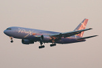 Photo of MAXjet Airways Boeing 767-205EM N260MY (cn 23057/081) at London Stansted Airport (STN) on 2nd April 2007