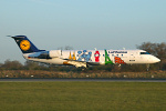 Photo of Lufthansa Regional (opb Cityline) Bombardier CRJ-200LR D-ACJH (cn 7266) at Manchester Ringway Airport (MAN) on 4th April 2007