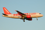 Photo of easyJet Airbus A319-111 G-EZAA (cn 2677) at London Stansted Airport (STN) on 20th June 2007