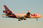 Photo of FedEx Express McDonnell Douglas MD-11F N575FE (cn 48500/493) at London Stansted Airport (STN) on 18th July 2007