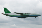 Photo of Libyan Air Cargo Antonov An-124-100 5A-DKL (cn 19530502761/301) at London Stansted Airport (STN) on 13th August 2007