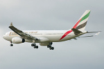 Photo of Emirates Airbus A330-243 A6-EAS (cn 455) at Newcastle Woolsington Airport (NCL) on 24th January 2008