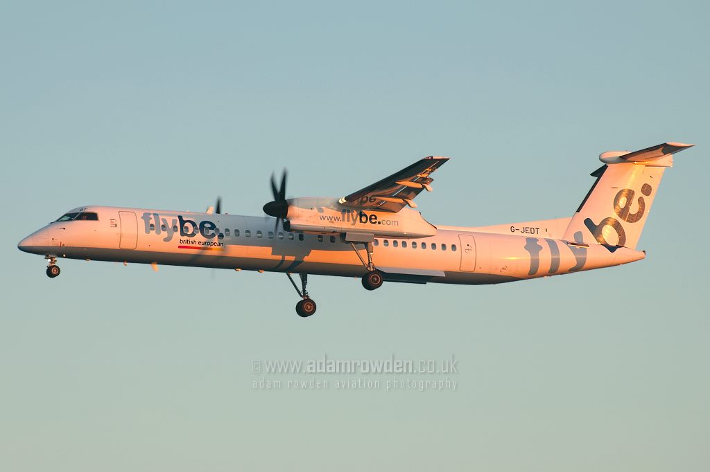 Photo of Flybe De Havilland Canada DHC-8-402Q Dash 8 G-JEDT (cn 4088) at Newcastle Woolsington Airport (NCL) on 11th February 2008