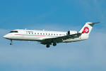 Photo of Cimber Air Bombardier CRJ-200LR OY-RJG (cn 7386) at Newcastle Woolsington Airport (NCL) on 13th February 2008