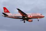 Photo of Air Malta Airbus A319-111 9H-AEH (cn 2122) at Newcastle Woolsington Airport (NCL) on 15th April 2008