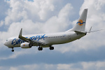 Photo of Eurocypria Airlines Boeing 737-8Q8(W) C-GDBX (cn 33699/1309) at Newcastle Woolsington Airport (NCL) on 1st May 2008