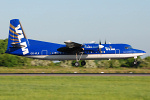 Photo of VLM Airlines Fokker 50 OO-VLX (cn 20177) at Manchester Ringway Airport (MAN) on 14th May 2008