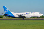 Photo of Adria Airways Boeing 737-528 S5-AAM (cn 25236/2443) at Manchester Ringway Airport (MAN) on 14th May 2008