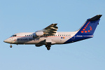 Photo of Brussels Airlines British Aerospace Avro RJ85 OO-DJX (cn E2297) at Newcastle Woolsington Airport (NCL) on 19th May 2008