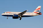 Photo of British Airways Airbus A319-131 G-EUOF (cn 1590) at Newcastle Woolsington Airport (NCL) on 6th December 2008