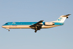 Photo of KLM Cityhopper Fokker 100 PH-OFE (cn 11260) at Newcastle Woolsington Airport (NCL) on 6th December 2008