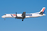 Photo of Eastern Airways SAAB 2000 G-CDEA (cn 009) at Newcastle Woolsington Airport (NCL) on 6th February 2009