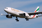 Photo of Emirates Airbus A330-243 A6-EAQ (cn 518) at Newcastle Woolsington Airport (NCL) on 6th March 2009