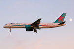 Photo of Thomson Airways Boeing 757-28A G-OOBE (cn 33100/1029) at Newcastle Woolsington Airport (NCL) on 4th June 2009