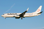 Photo of Saga Airlines Boeing 737-86J(W) TC-SGH (cn 28068/036) at Newcastle Woolsington Airport (NCL) on 4th June 2009